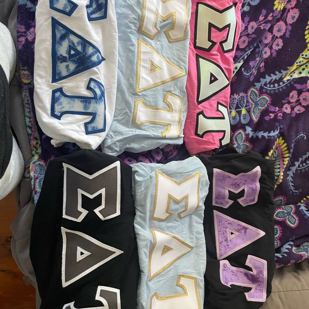 Sigma Delta Tau Letters T-Shirts Small/Medium